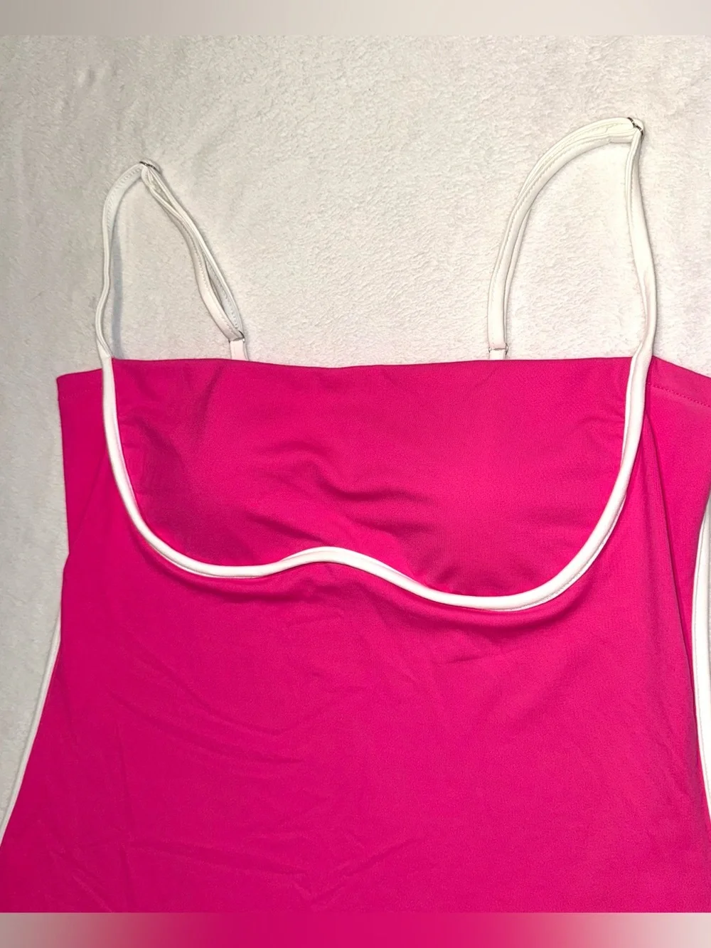 NWOT Impressions Boutique Pink ALO Streamline TCEC Dress size Large